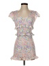 Unbranded Floral Multi Color Pink Cocktail Dress Size XXS (estimated) - photo 1