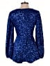 Flat White 100% Polyester Blue Romper Size S - photo 2