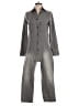 Nicoli 100% Cotton Gray Jumpsuit Size M - photo 1