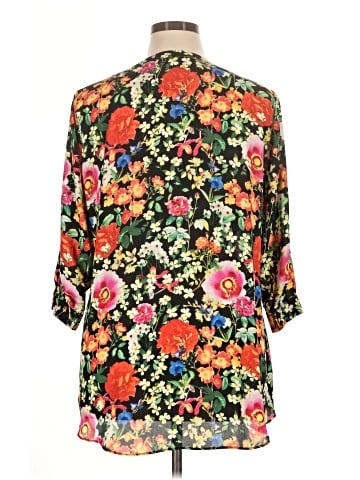 Rose + Olive 3/4 Sleeve Blouse (view 2)