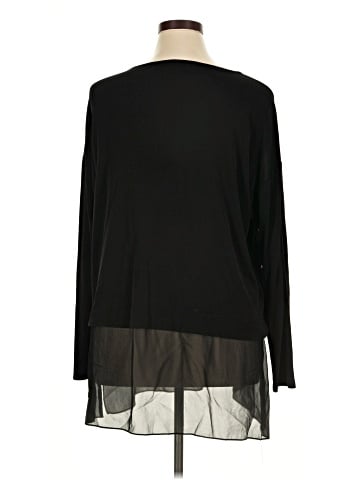 Eileen Fisher Long Sleeve Silk Top (view 2)