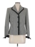 Evan Picone 100% Polyester Houndstooth Gray Blazer Size 8 - photo 1