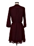 Lush 100% Polyester Solid Burgundy Casual Dress Size M - photo 2