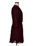 Lush 100% Polyester Solid Burgundy Casual Dress Size M - photo 4