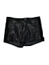 Free People 100% Rayon Metallic Black Shorts Size 6 - photo 1