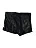 Free People 100% Rayon Metallic Black Shorts Size 6 - photo 2