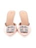 Coutgo 100% Polyester Ivory Heels Size 6 1/2 - photo 2