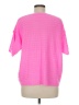 Pink Lily 100% Acrylic Pink Pullover Sweater Size M - photo 2