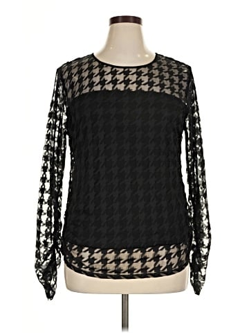 DKNY Long Sleeve Blouse (view 1)