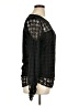 DKNY Houndstooth Black Long Sleeve Blouse Size XL - photo 4