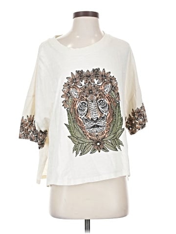 Anthropologie 3/4 Sleeve T-Shirt (view 1)
