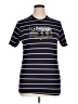 Assorted Brands Stripes Blue Short Sleeve T-Shirt Size XL - photo 1
