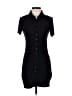 Dynamite 100% Polyester Solid Black Casual Dress Size S - photo 1