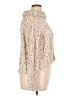 Les Serein Tweed Ivory Turtleneck Sweater Size XL (estimated) - photo 4