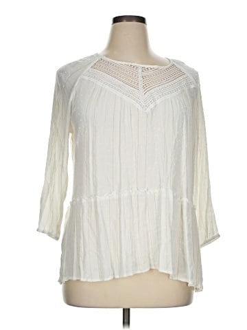 Tribal Jeans 3/4 Sleeve Blouse (view 1)