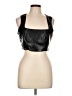 7 For All Mankind 100% Polyurethane Black Sleeveless Blouse Size L - photo 1