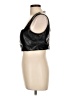 7 For All Mankind 100% Polyurethane Black Sleeveless Blouse Size L - photo 5