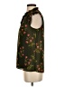 Point Sur 100% Polyester Floral Green Sleeveless Blouse Size XS - photo 5