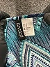 Divided by H&M 100% Viscose Chevron-herringbone Teal Romper Size 12 - photo 4