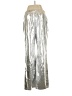 Assorted Brands Metallic Silver Casual Pants Size S - photo 2
