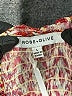 Rose + Olive 100% Rayon Red Short Sleeve Blouse Size L - photo 7