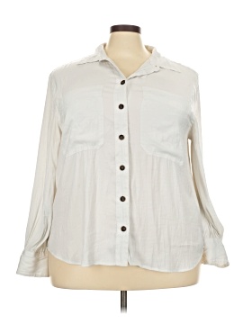 Banana Republic 3/4 Sleeve Button-Down Shirt (view 1)