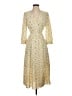 Commense Floral Yellow Casual Dress Size S - photo 1