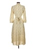Commense Floral Yellow Casual Dress Size S - photo 2