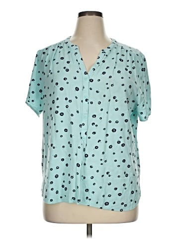 Amazon Essentials Short Sleeve Blouse (view 1)