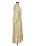 Commense Floral Yellow Casual Dress Size S - photo 4