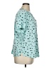 Amazon Essentials 100% Viscose Stars Teal Short Sleeve Blouse Size XL - photo 4