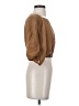 Marysia 100% Cotton Brown 3/4 Sleeve Blouse Size S - photo 4