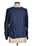 J.Crew Polka Dots Blue Long Sleeve Blouse Size M - photo 1