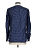 J.Crew Polka Dots Blue Long Sleeve Blouse Size M - photo 2