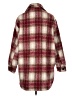 Sebby Plaid Red Coat Size L - photo 2