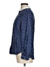 J.Crew Polka Dots Blue Long Sleeve Blouse Size M - photo 5