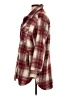 Sebby Plaid Red Coat Size L - photo 5