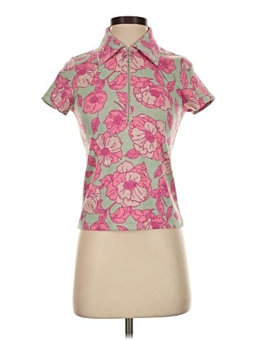 Maeve by Anthropologie Short Sleeve Polo (view 1)