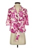 MNG Floral Pink 3/4 Sleeve Blouse Size 4 - photo 1