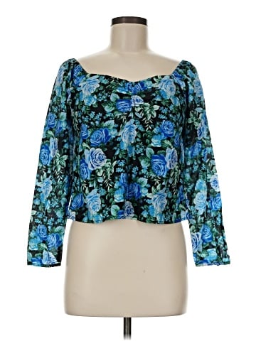 WAYF Long Sleeve Blouse (view 1)