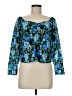 WAYF 100% Cotton Blue Long Sleeve Blouse Size 6 - photo 1