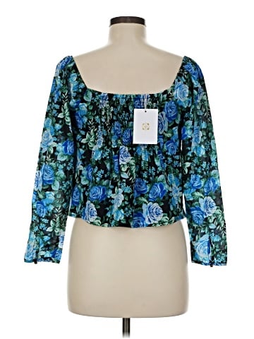 WAYF Long Sleeve Blouse (view 2)