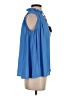Ann Taylor LOFT 100% Polyester Blue Sleeveless Blouse Size XS (petite) - photo 4