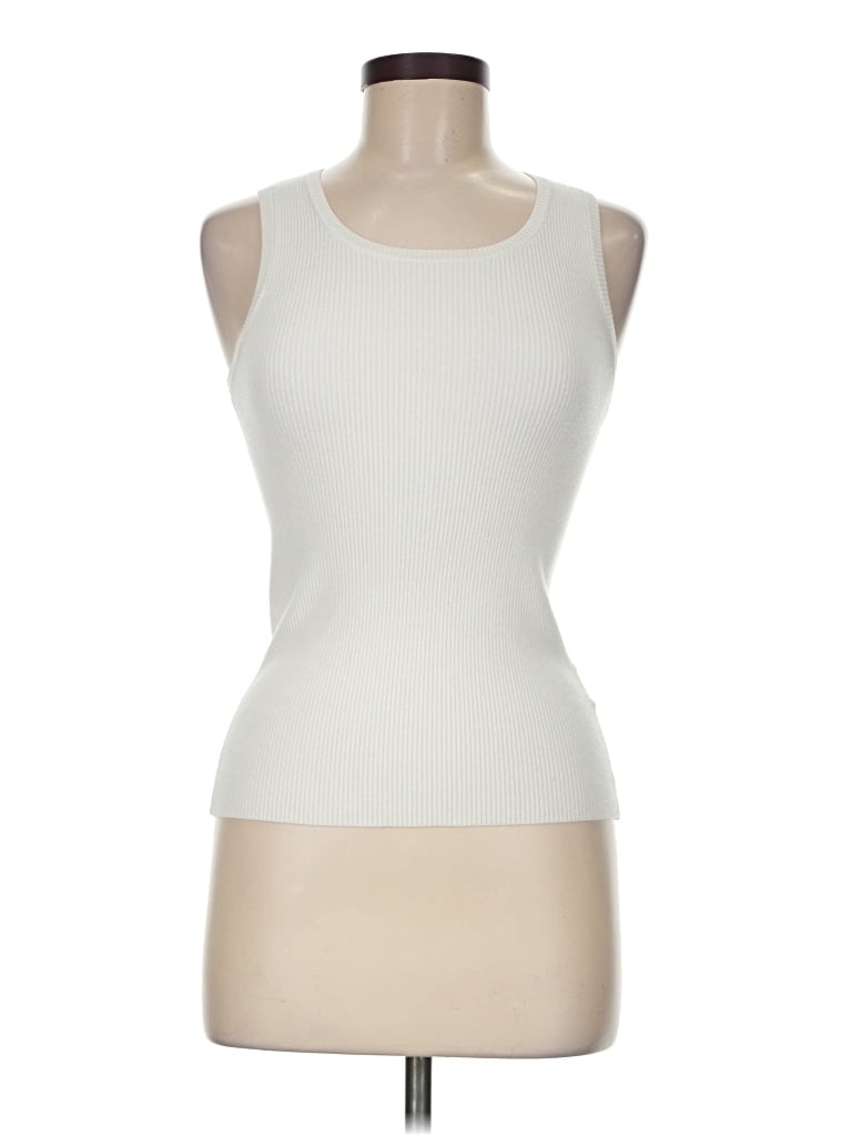 Pre-owned Minnie Rose Sleeveless T-shirt In Ivory
