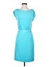 Boston Proper Solid Teal Casual Dress Size S - photo 1