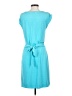 Boston Proper Solid Teal Casual Dress Size S - photo 2