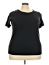 Lands' End Solid Black Active T-Shirt Size 2X - photo 1
