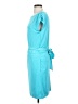 Boston Proper Solid Teal Casual Dress Size S - photo 5