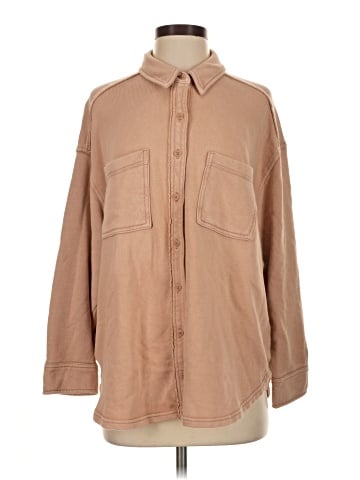 Aerie Long Sleeve Button-Down Shirt (view 1)