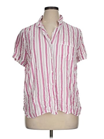 Ann Taylor LOFT Outlet Short Sleeve Blouse (view 1)